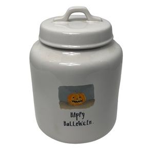 Rae Dunn Happy Halloween Canister NEW